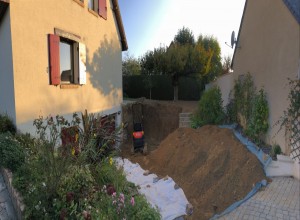 Terrassement de sous-sols et caves à Alençon