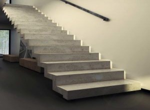 Création d'escalier en béton à Saint-Étienne