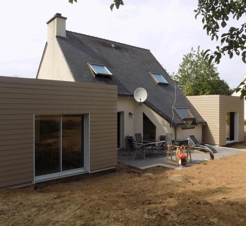Projet d'agrandir : Extension de maison située à Le Boulay-Morin