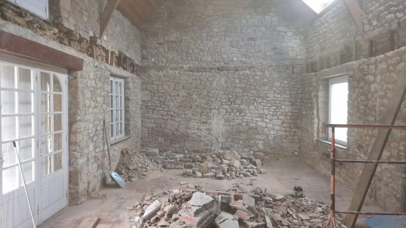 Rénovation d'une maison en pierre de 112 m2 à Vannes