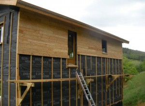 Exemple Extension de maison en bois à Forêt-la-Folie, l'Eure par