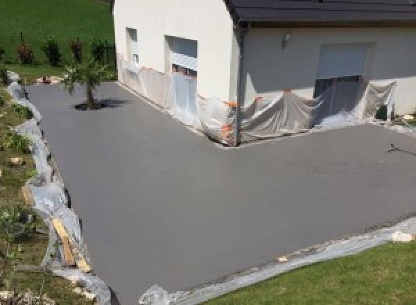 Terrasse et dalle béton  à Vertheuil