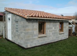 Abris de jardin en parpaing sur-mesure  à Frévent