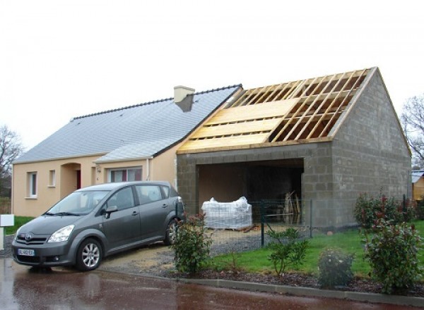 Agrandissement de garage à Ablon