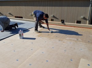 Étanchéité membrane collée EPDM à Maconcourt