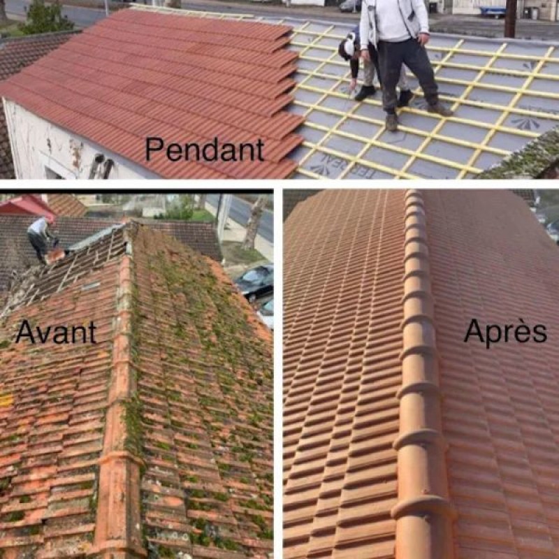 Remaniement de toiture ancienne à Montauban